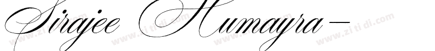 Sirajee Humayra字体转换